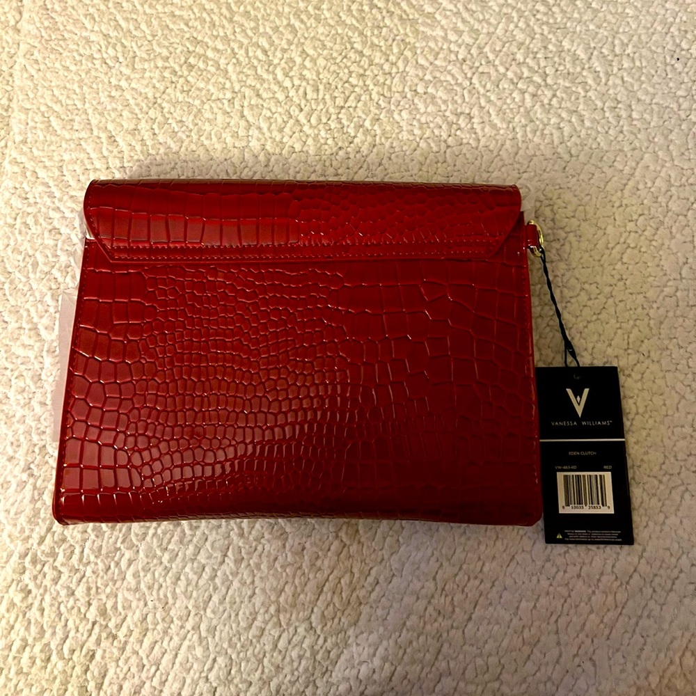 Vanessa Williams Vibrant Red Women's Clutch - Picture 2 of 3